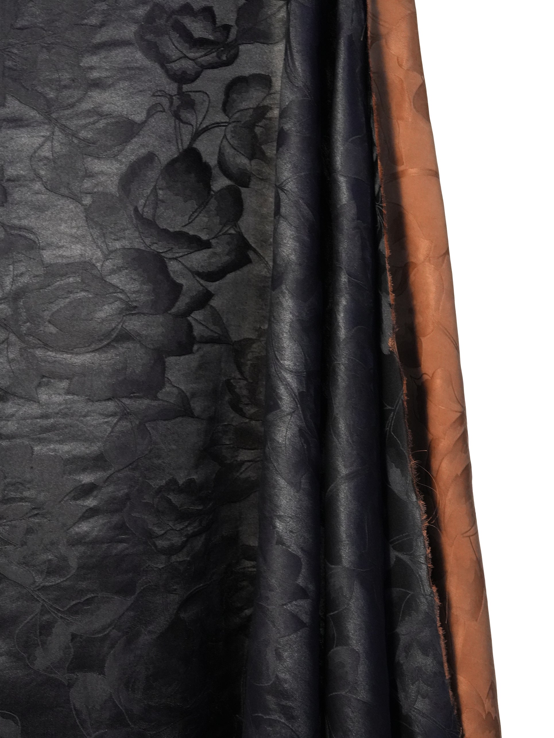 Gambiered Silk Fabric — Jacquard & Satin Weaves(D Series)