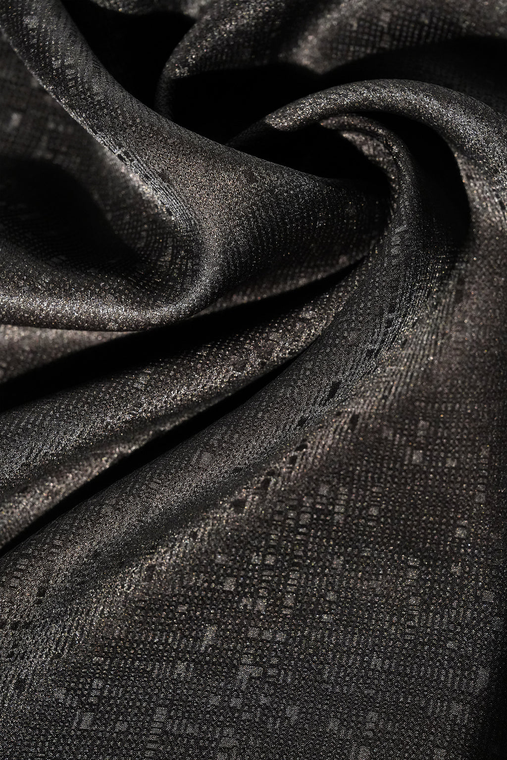 D.02 – Cipher Pattern 24 Momme Jacquard Satin Gambiered Silk