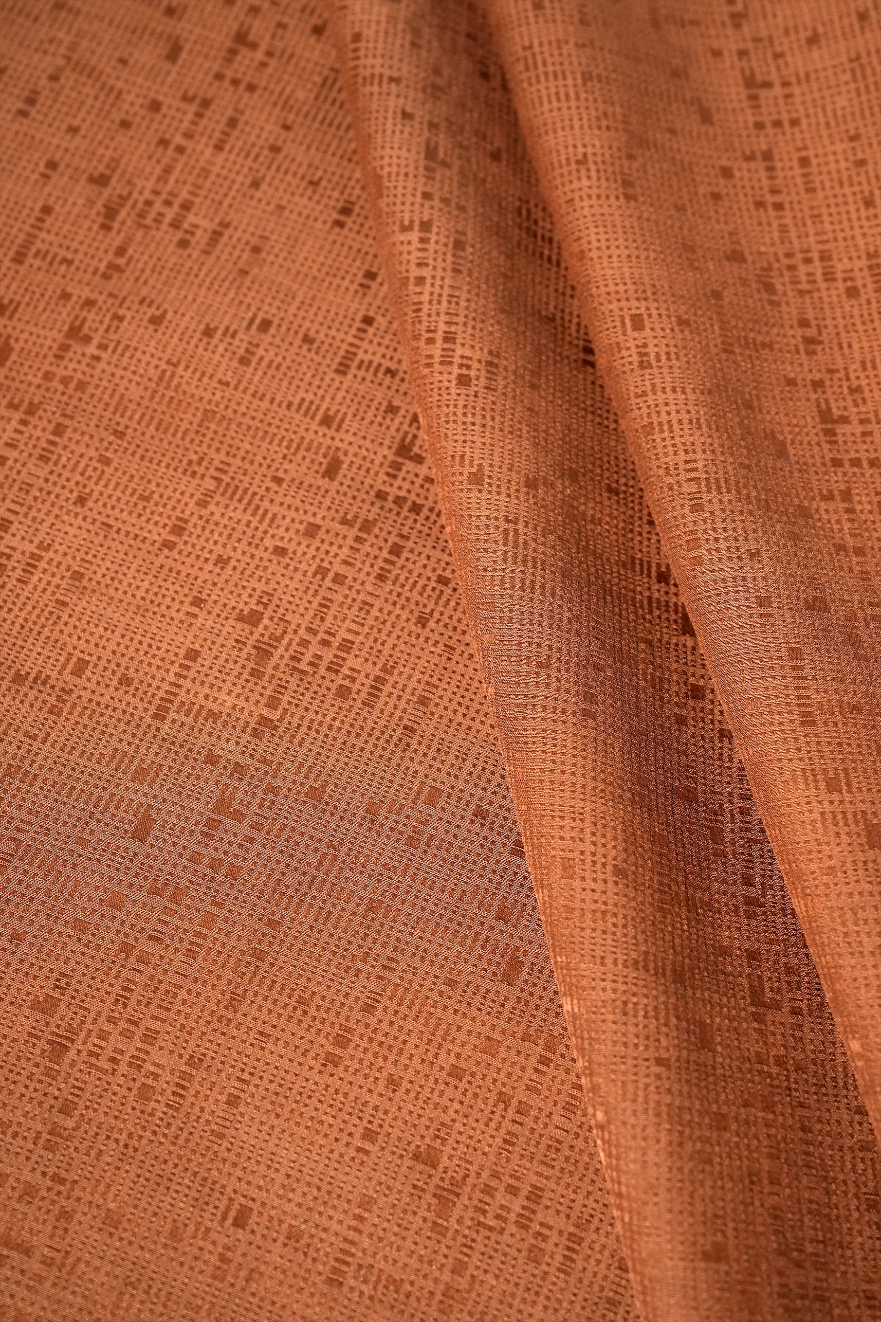 D.02 – Cipher Pattern 24 Momme Jacquard Satin Gambiered Silk