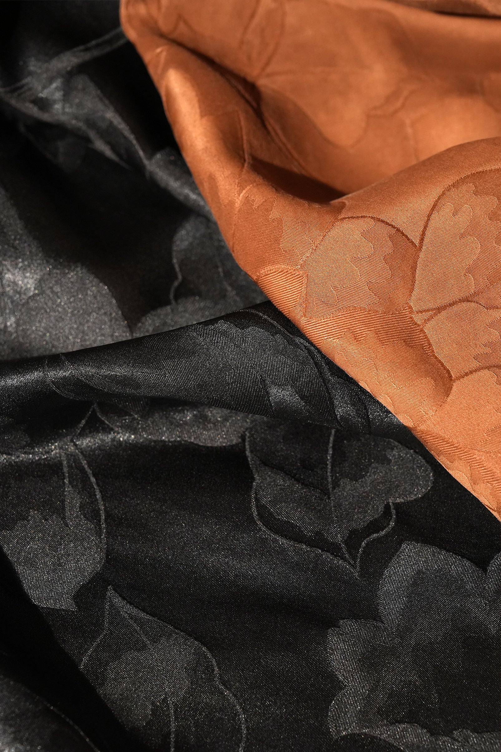 D.01 · Heavyweight 40 Momme Jacquard Gambiered Silk