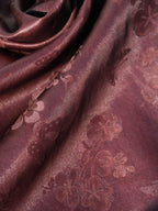 R.01 · 30 Momme Plum Blossom Jacquard Botanical-Dyed Silk (Un–Mud–Dyed)