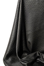 D.04 · 26 Momme Daisy Motif Jacquard Satin Gambiered Silk