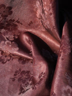 R.01 · 30 Momme Plum Blossom Jacquard Botanical-Dyed Silk (Un–Mud–Dyed)