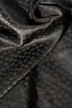 D.04 · 26 Momme Daisy Motif Jacquard Satin Gambiered Silk