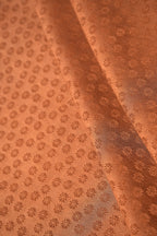 D.04 · 26 Momme Daisy Motif Jacquard Satin Gambiered Silk